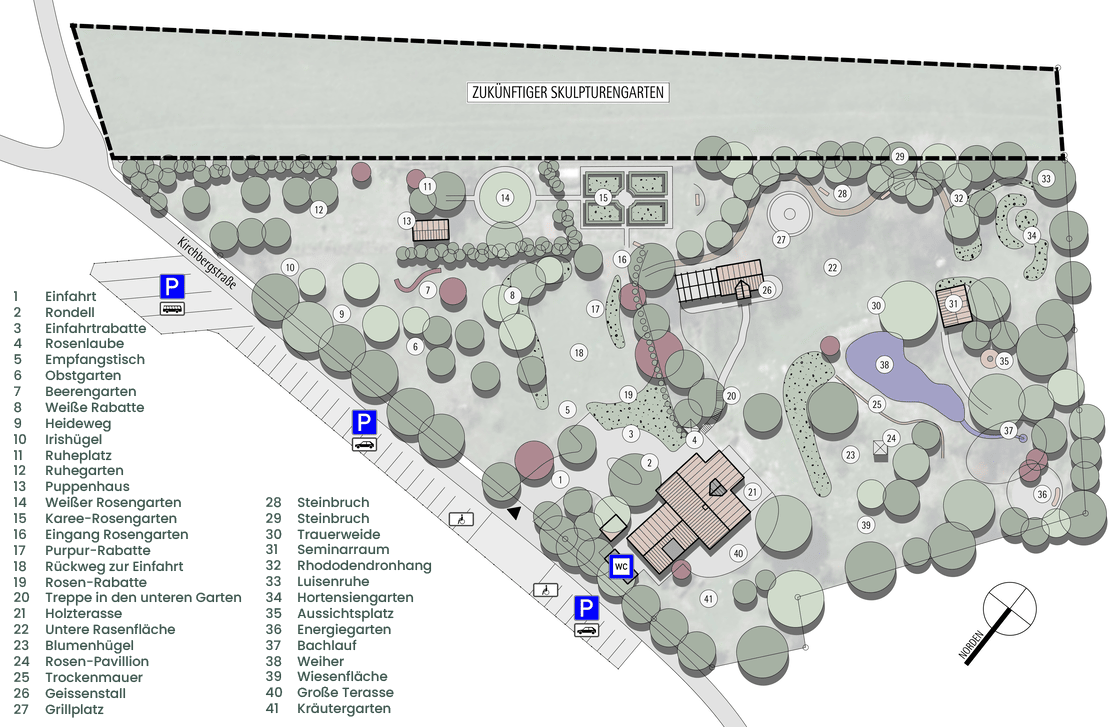 Gartenplan